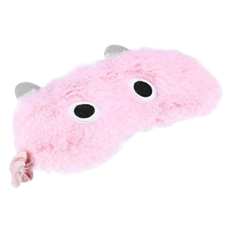 Japanese-Style Soft and Adorable Penguin Eye Mask, Plush Breathable Cotton, Cute Cartoon Design, Light-Blocking, Eye Protection for Men, Women, and Children