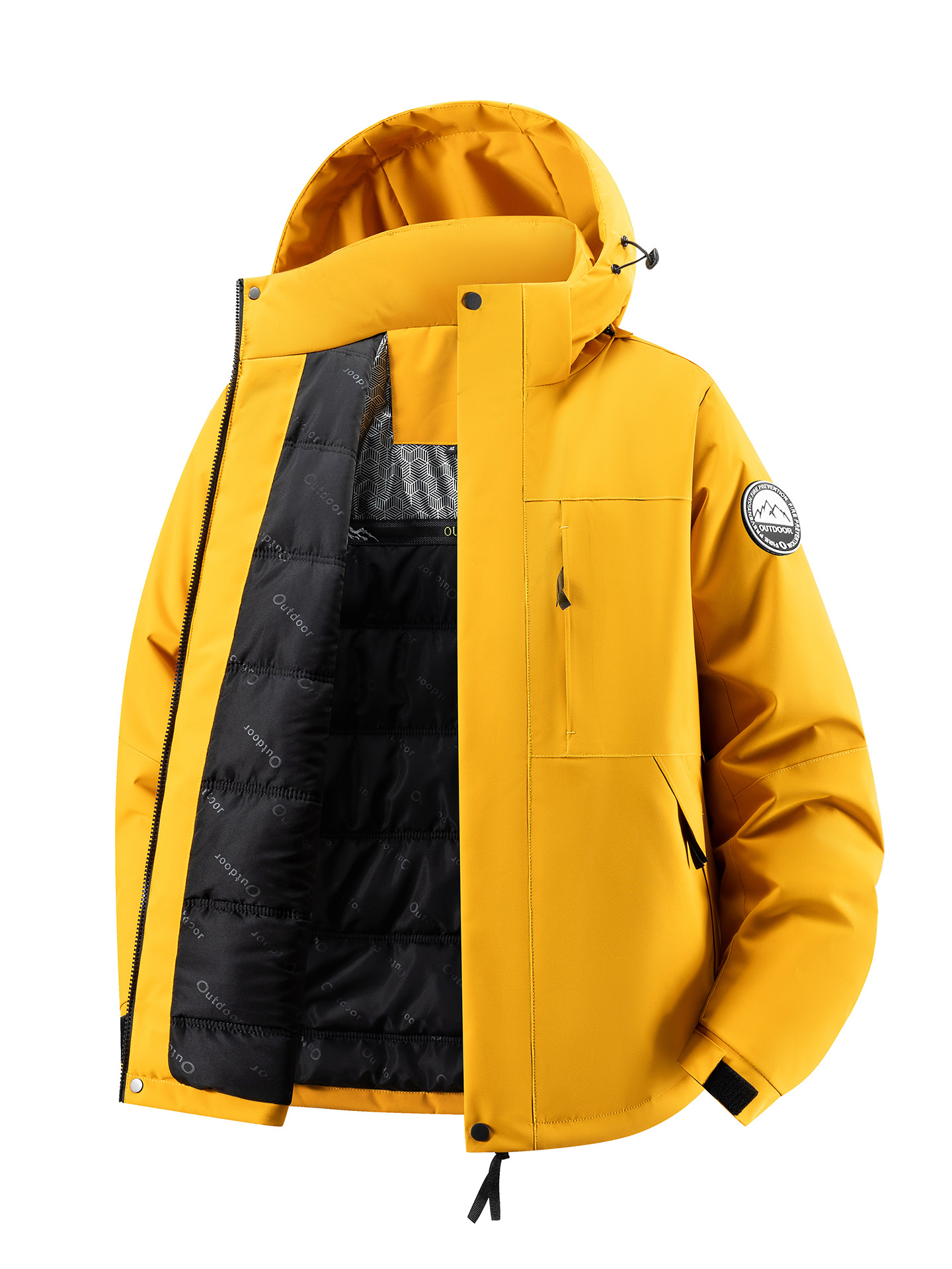 Luotuo Style Outdoor Padded Softshell Jacket for Women, Thickened Warm Autumn/Winter Cotton Jacket, Couple's Jacket, Men's Wholesale