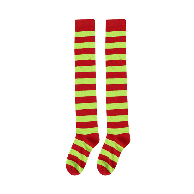 Picture of Spring Japanese Women's Socks All-match Striped Long Socks cosplay Anime Over-the-Knee Socks