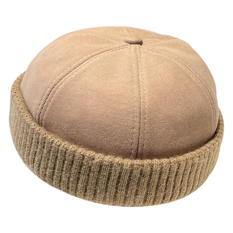 Autumn and winter deerskin velvet beret melon skin hat men and women all-match personality hip hop retro landlord hat yuppie hat tide