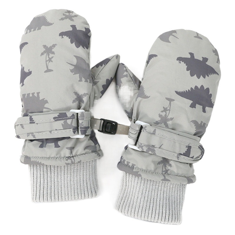 Children's ski gloves cross-border new baby quick-drying fabric gloves fleece-lined thickened children's Waterproof warm gloves