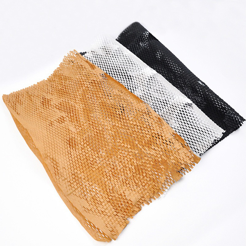 Picture of Factory wholesale kraft paper honeycomb paper roll green environmental protection shockproof shockproof cosmetics electronic products packaging paper