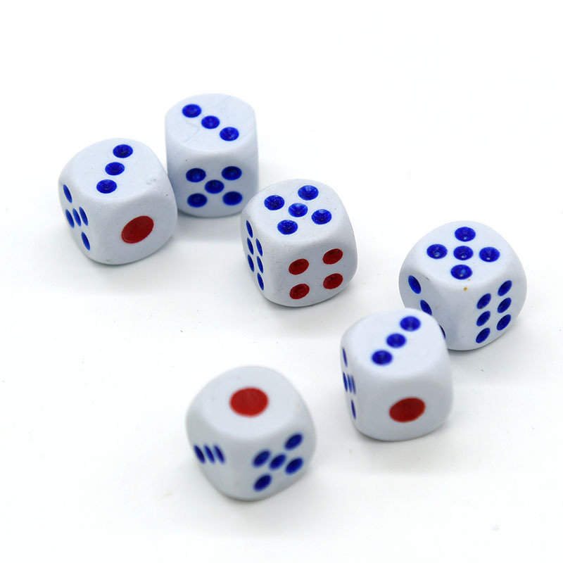 Picture of 12mm sieve dice dice No. 12 rounded dice digital plastic Dice Bar KTV dice price