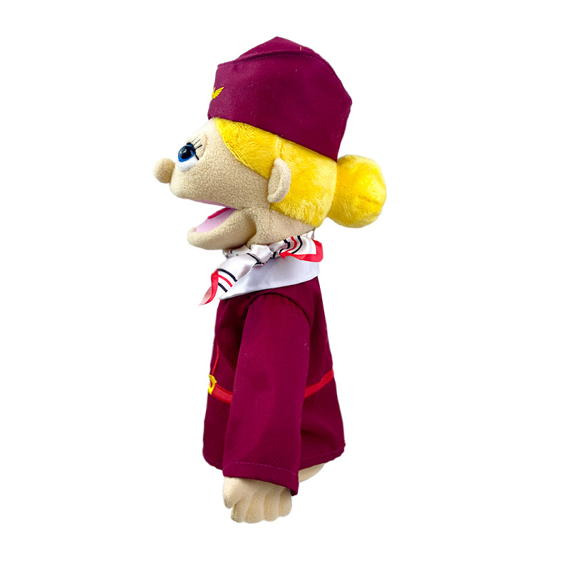 Picture of New Cartoon Half-body Professional Character Hand Doll Kindergarten Parent-child Games Plush Toy Family Early Education Doll