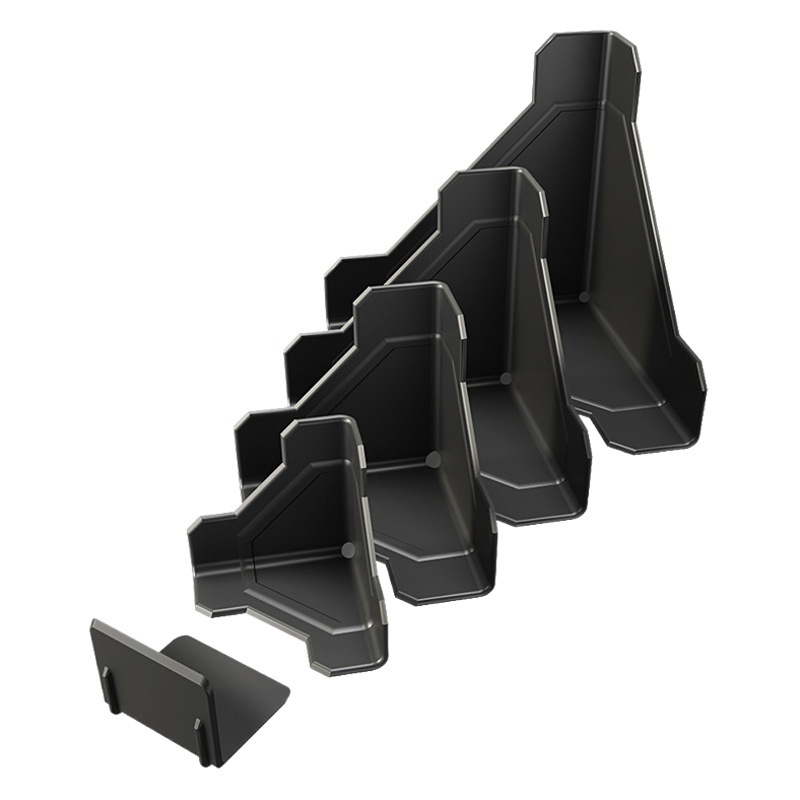 Carton Anti-collision Corner Packaging Plastic Corner Protection Furniture Packaging Three-sided Plastic Protection Corner Factory Wrap Corner Black 60