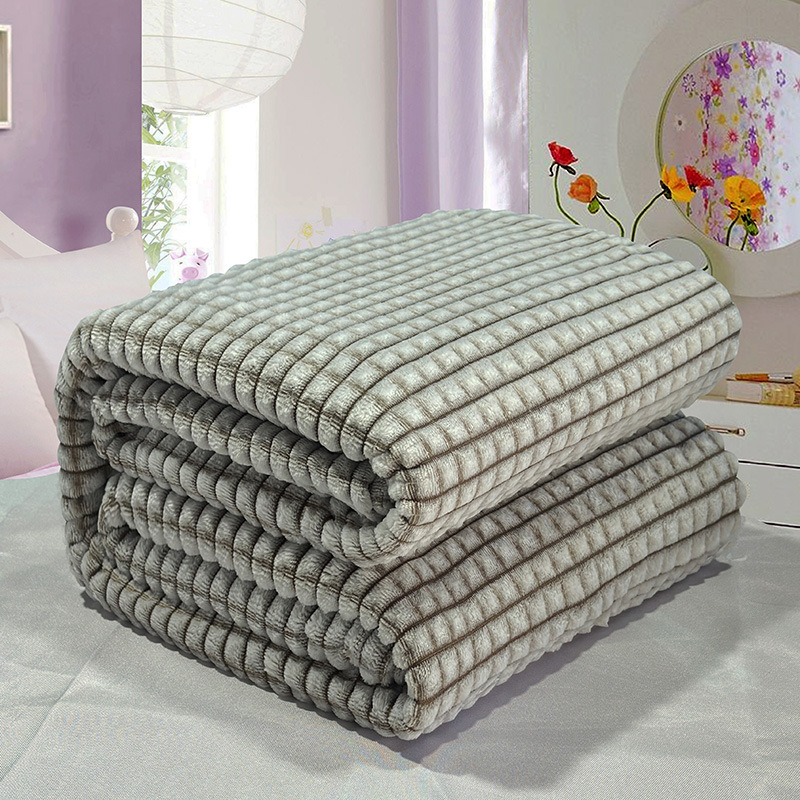Picture of Milk fleece blanket office nap coral fleece blanket flannel children's small blanket summer air conditioning blanket wholesale