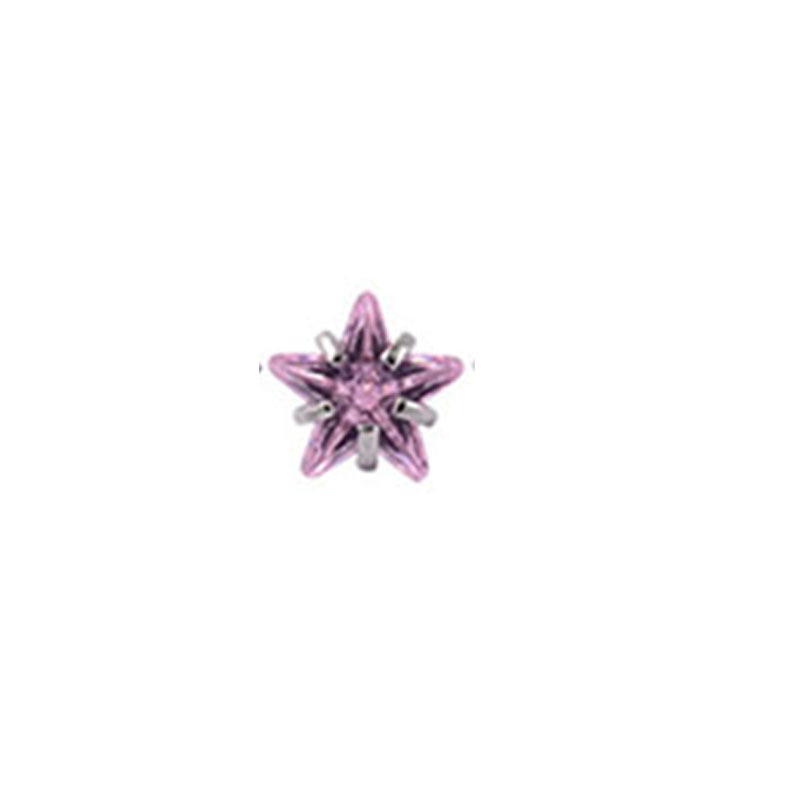 Picture of Puncture product lip nail zircon head 2-5mm 0.9-1.0mm internal thread