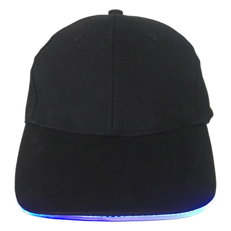 LED luminous hat luminous baseball cap men outdoor fluorescent sun hat sunscreen sun hat factory wholesale