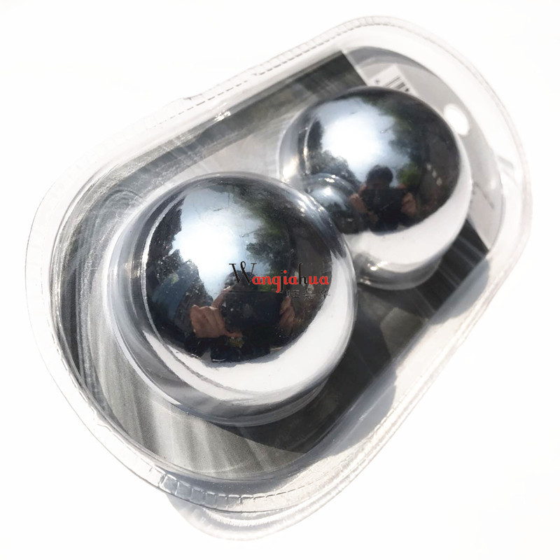 Picture of Fitness Steel Ball Baoding Iron Ball for the Elderly Kang Solid Handball Massage Turning and Holding Health Health Ball 55mm Suction Card Package