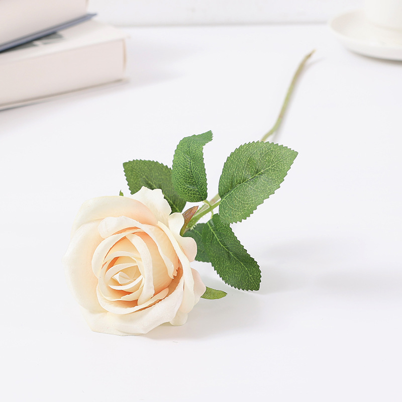 Picture of Cross-Border Supply Velvet Rose Home Decoration Wedding Bouquet Gothic Halloween Black Rose Simulated Rose