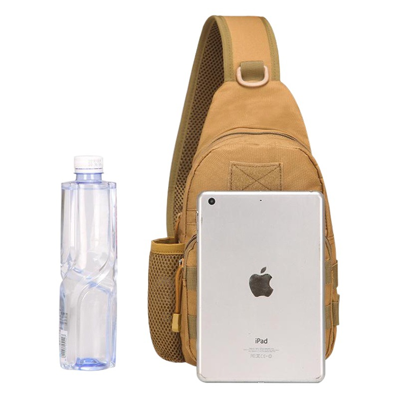 New Men's bag riding outdoor riding shoulder kettle hanging bag portable fishing tools crossbody bag sports water bottle chest bag