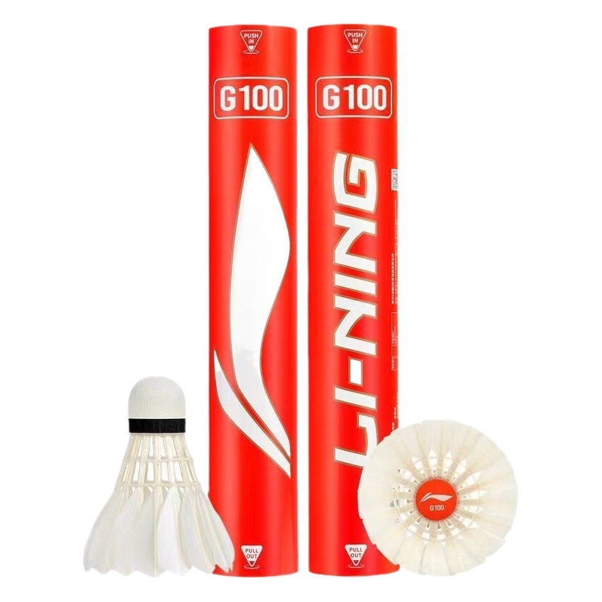 Li Ning Badminton g100/g300/g200 Goose Feather c10 Duck Feather G600/30 Stable Flight Resistance Windproof Ball