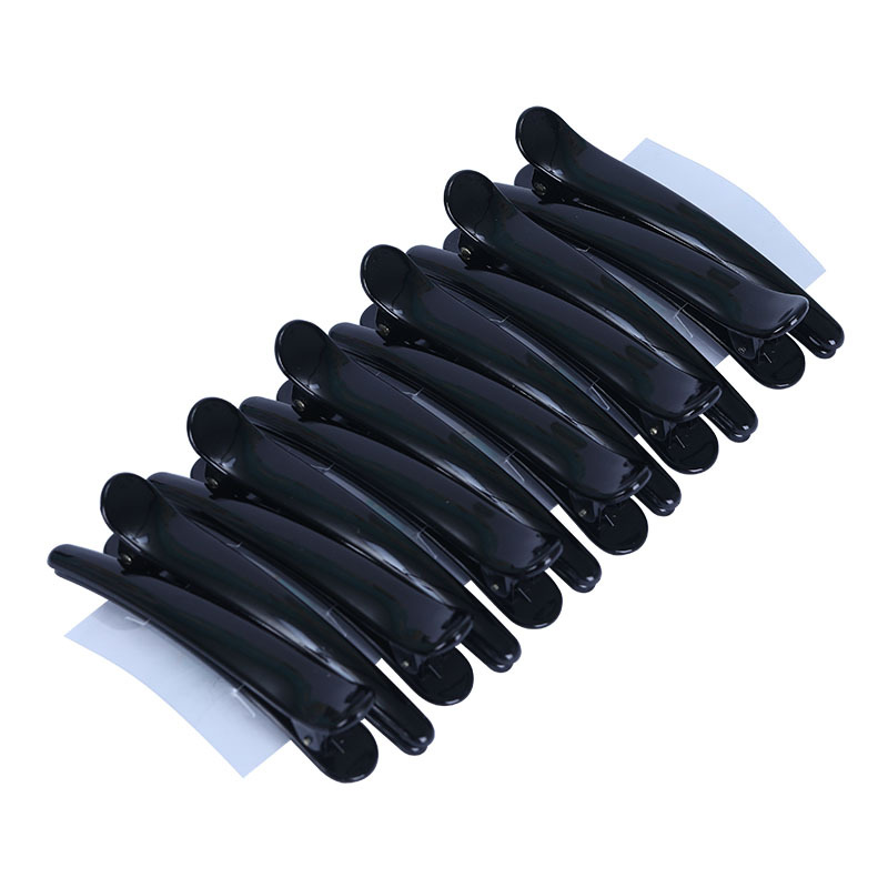 Picture of Hot-selling black duckbill clip barber shop common style sea clip 4 sizes frosted beauty hairpin small gift batch