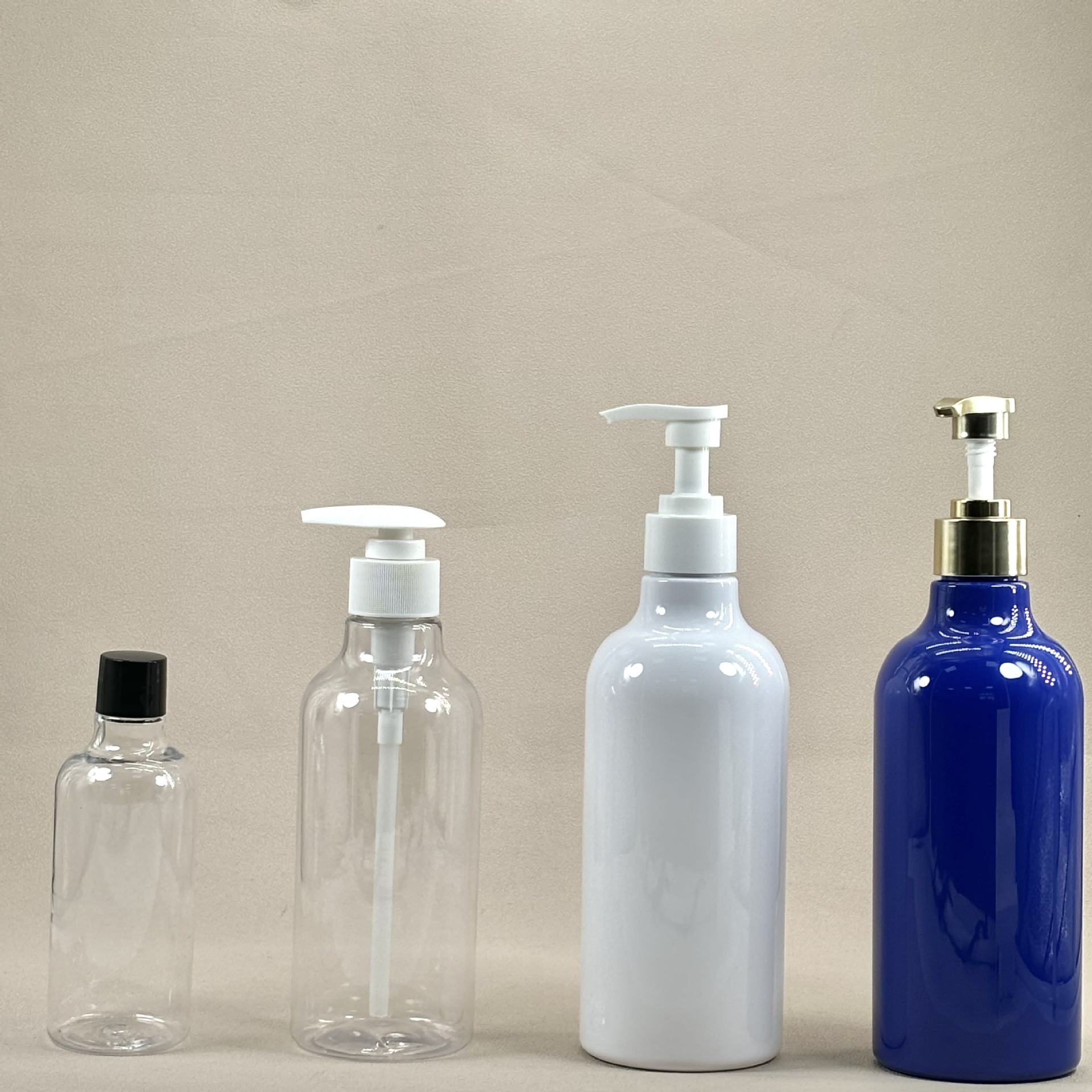 Manufacturer Supplies High-Neck Round Bottle 150/300/500ml Care Series Sub-Bottling Sample Gift Travel Size
