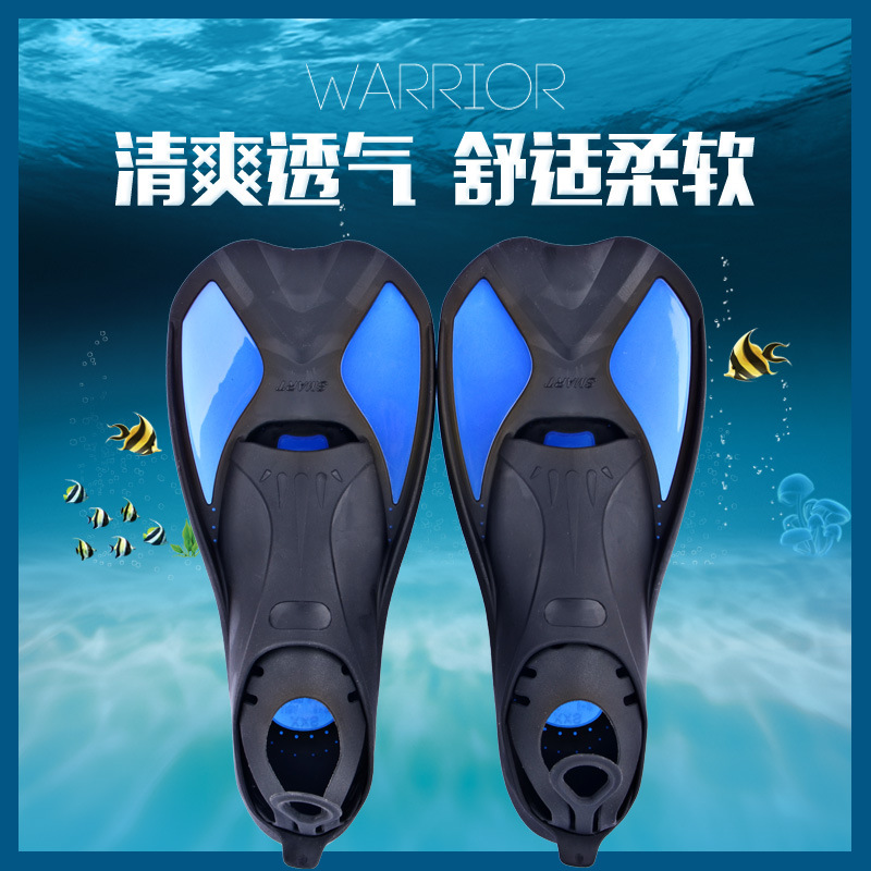 Picture of TPE flippers children swimming products diving mermaid flippers outdoor snorkeling sports free diving frog shoes