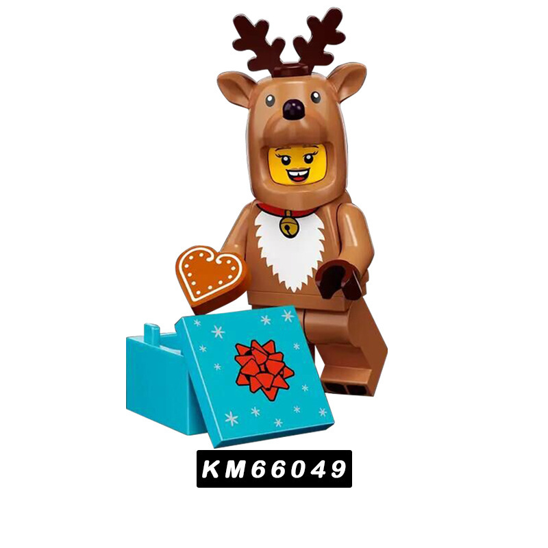 Picture of Cartoon Cartoon animal Princess pumping music plastic assembled building blocks little doll toy mixed batch foreign trade exclusive