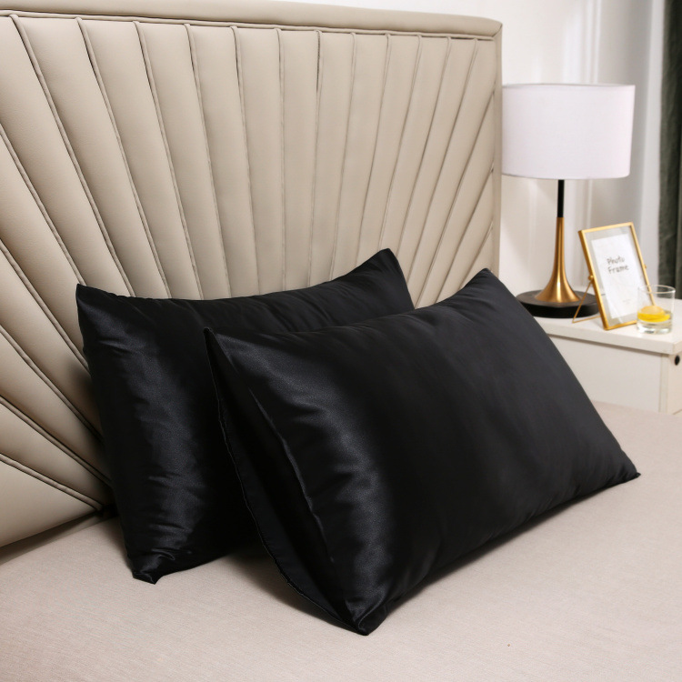 Picture of Factory Batch Cross-border AliExpress Silk Satin Ice Silk Satin pillowcase Single Imitation Silk pillowcase