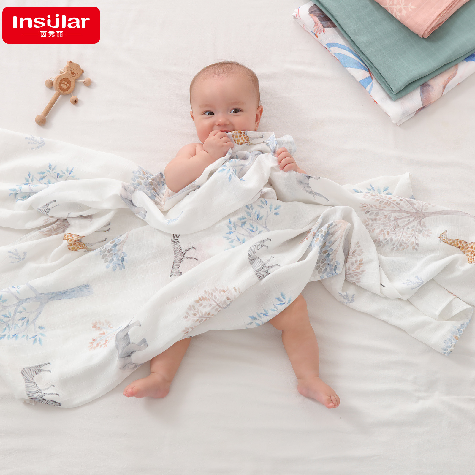 Muslin bamboo cotton gauze towel baby quilt baby quilt blanket newborn swaddling towel gauze towel bag sheet