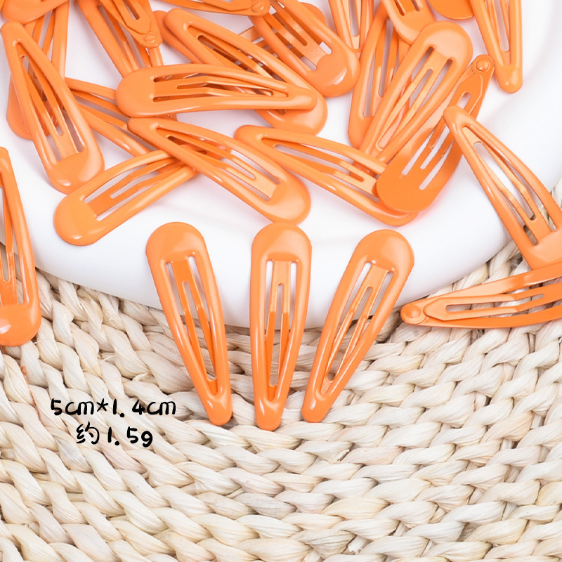 Picture of Candy Colorful Hairpin Hyuna Style Colorfulful Water Drop Clip Glue Bb Clip Hairpin Duckbill Clip Korean DIY Headwear Wholesale