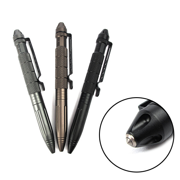 Picture of Genuine B2 Tungsten Steel Head Tactical Defense Pen EDC Multifunctional Defense Pen Outdoor Broken Window Cone Survival Signature Pen