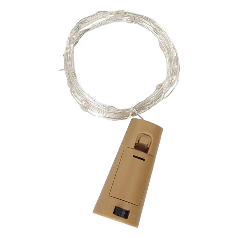 Cross-Border Wine Bottle Stopper Light String Copper Wire Lamp Holiday Room Decoration Small Lantern Wine Bottle Lamp Manufacturer Spot Wholesale