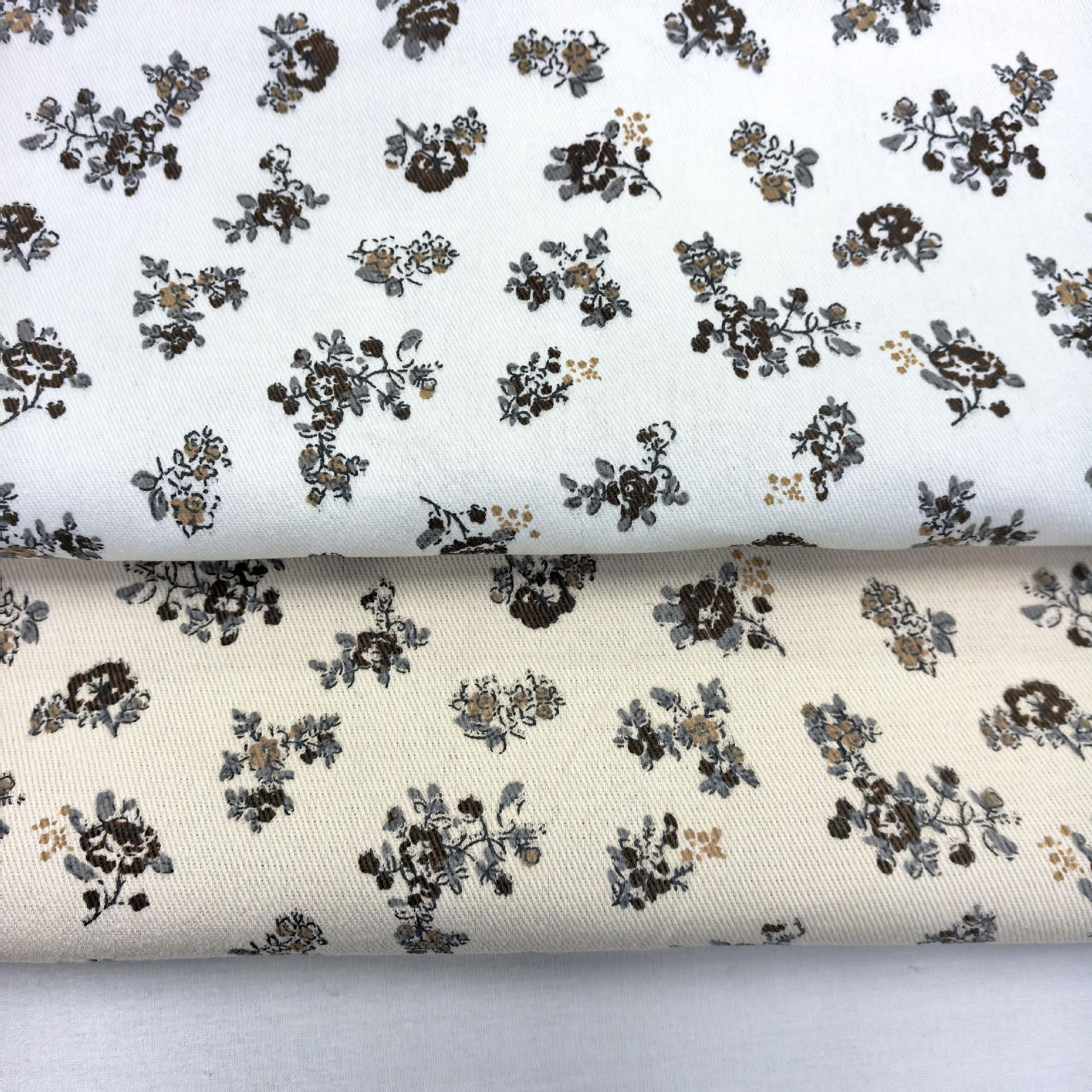 To ing wash water twill 10856 cotton printed small floral fabric coat pants bag tablecloth home boutique