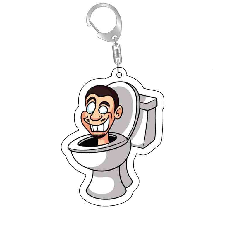 Picture of Cross-border new toilet man keychain skibidi toilet monitor Man TV man creative killer pendant batch