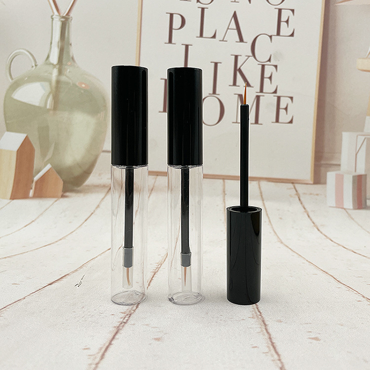 Picture of 10ml transparent fine mascara brush empty bottle growth liquid eyeliner empty tube makeup bottle sample with brush head