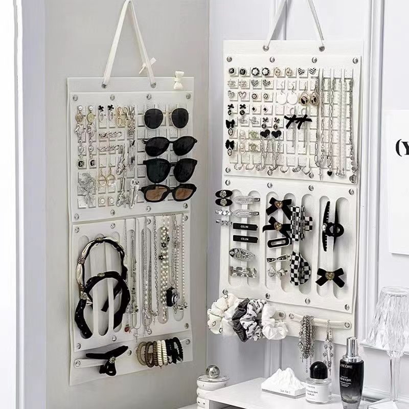 [Jewelry storage] necklace display rack earrings wall high-grade exquisite wall hanging wall earrings jewelry hair accessories hanging bag