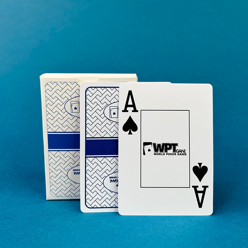 Picture of WPT Texas Poker Poker game special plastic wide brand big word waterproof anti-folding wear-resistant frosted PVC can be fixed
