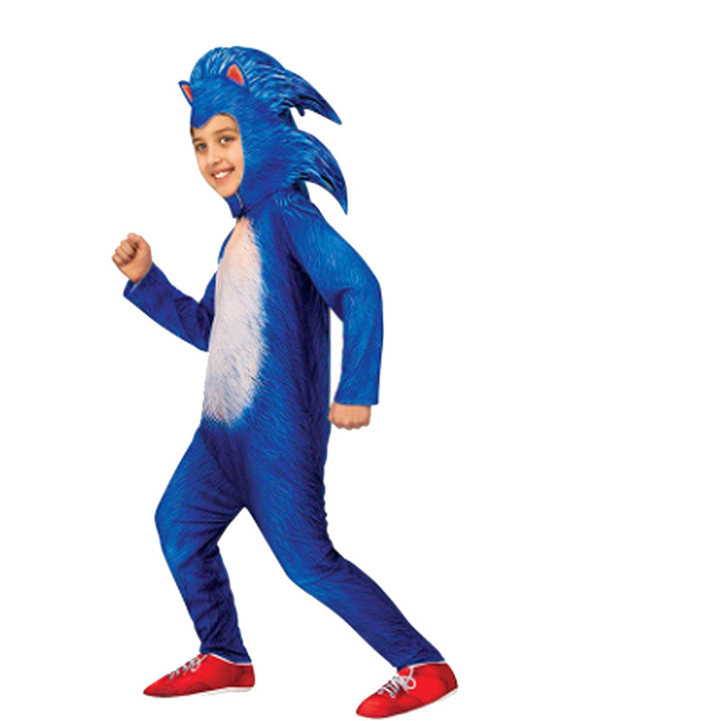 Picture of Halloween Sonic Costume Children's Cosplay Cospla Super Sonic Mouse Costume Hedgehog Sonic Kid Clothes