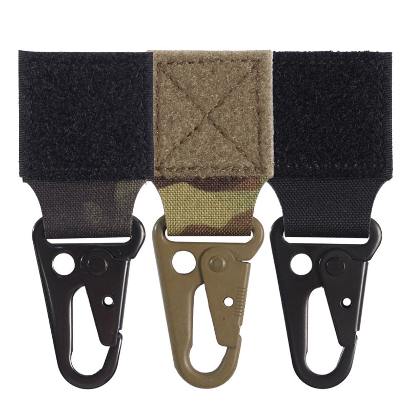 Multi-functional gloves hanging buckle with parrot buckle can hang gloves key pliers and other small tools tactical hook