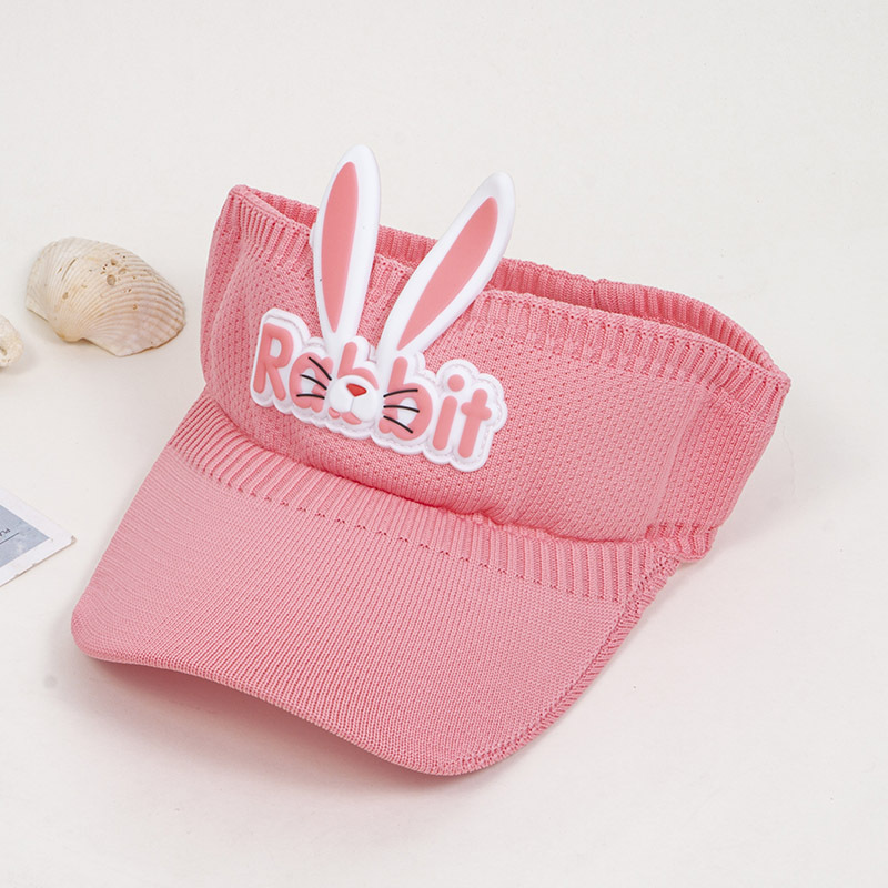Picture of Summer children's cartoon straw peaked cap bear empty top breathable headband sun hat for boys and girls baby sun hat