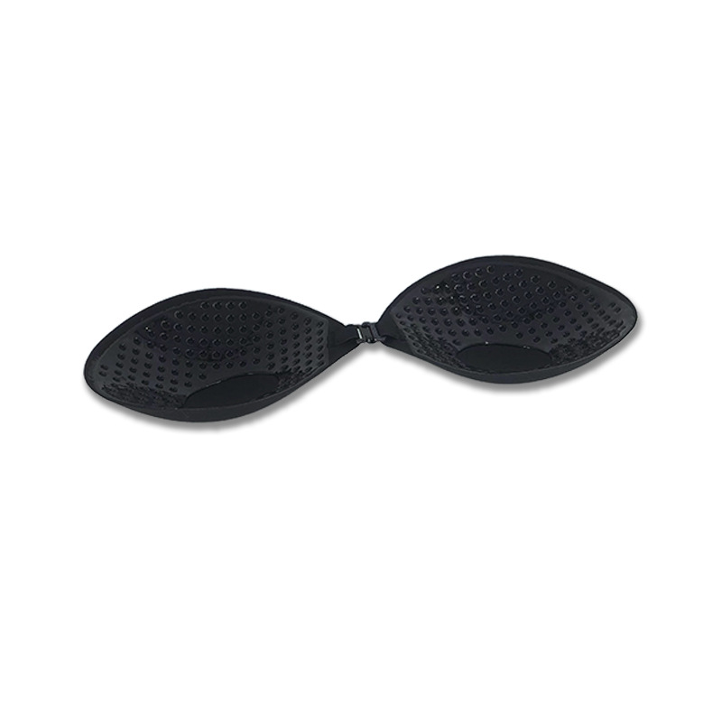 Picture of Cross-border Strapless Glossy Cloth Invisible Round Cup Push-up Breathable Silicone Breast Sticker Swimsuit Wedding Dress Breast Sticker Bra