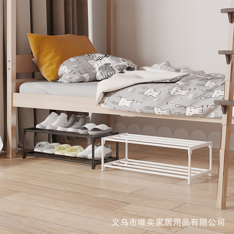 Simple dormitory shoe rack bed space-saving shoe rack a batch of multi-layer door shoes storage artifact