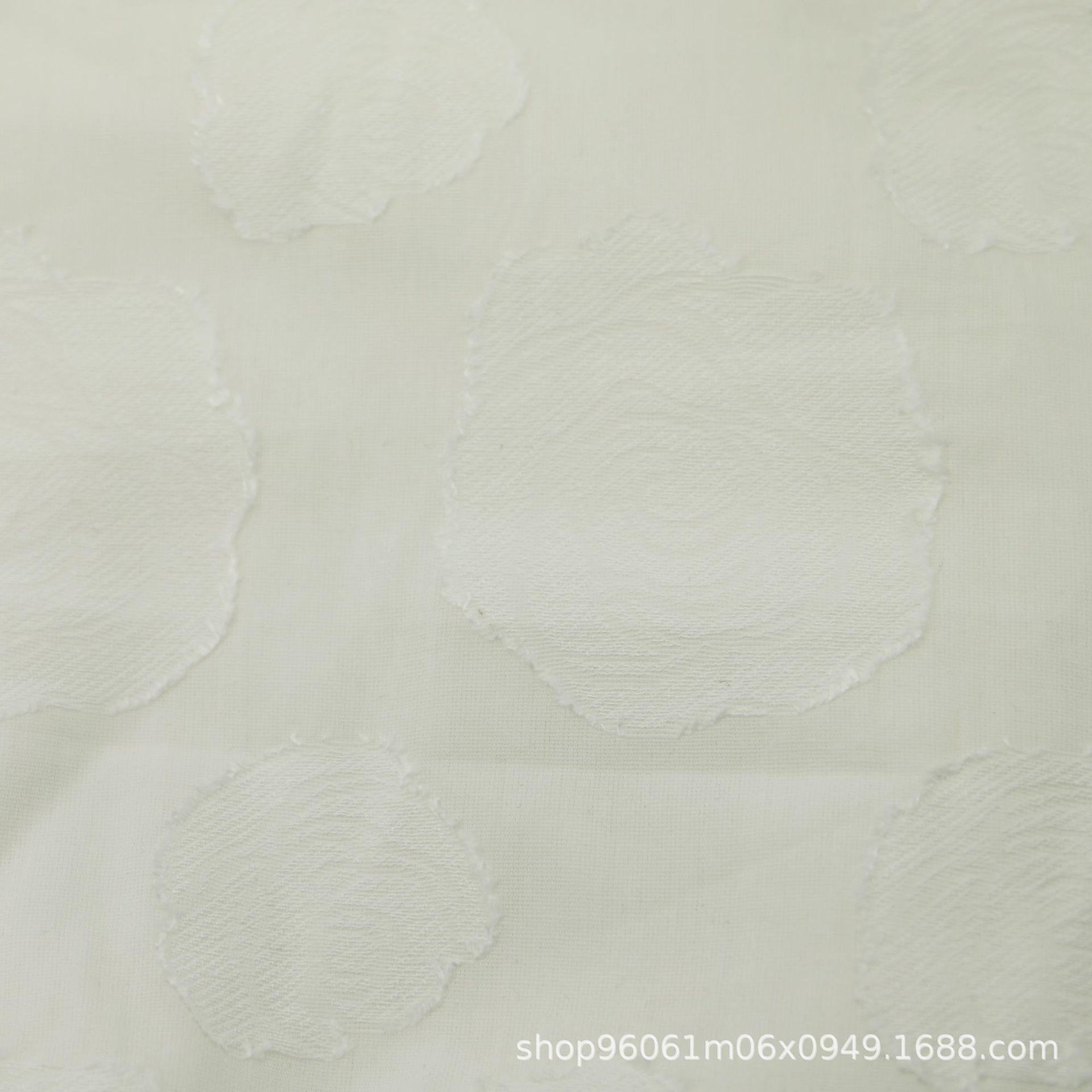 Picture of Factory wholesale linen cotton rose jacquard cut cloth retro art dress overskirt shirt clothing fabric