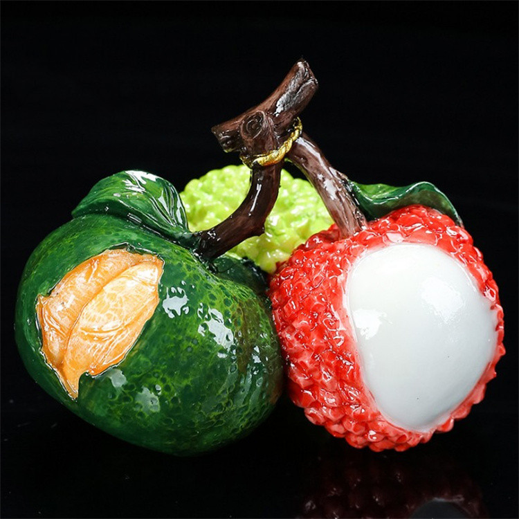 Picture of Tea pet small ornaments color change litchi fruit Bayberry golden toad tea table tea play creative tea table ornaments tea set ornaments