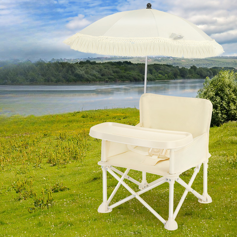 Baby dining chair foldable backrest Infant outdoor picnic chair beach chair photo chair portable learning seat
