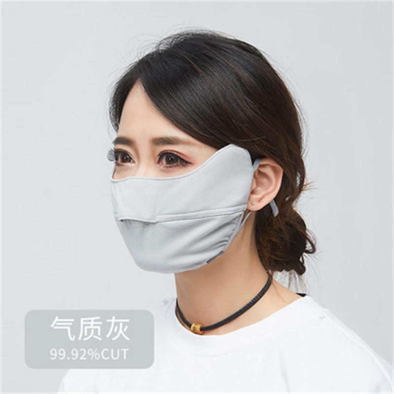 Picture of Sun protection mask men and women sun protection mask eye protection corner sun protection UV protection dustproof breathable ear-mounted anti-fog