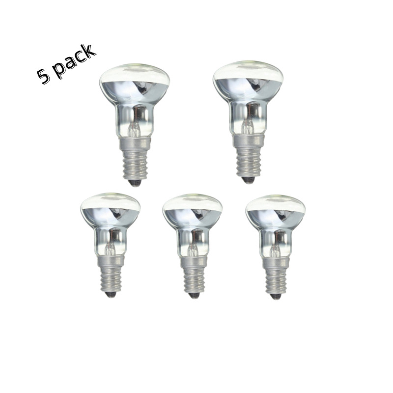Picture of Lava Melt Wax Lamp Heating Bulb Us Standard R39E14E17 Reflective Spotlight Heating Bulb Cross-Border Best-Selling Set