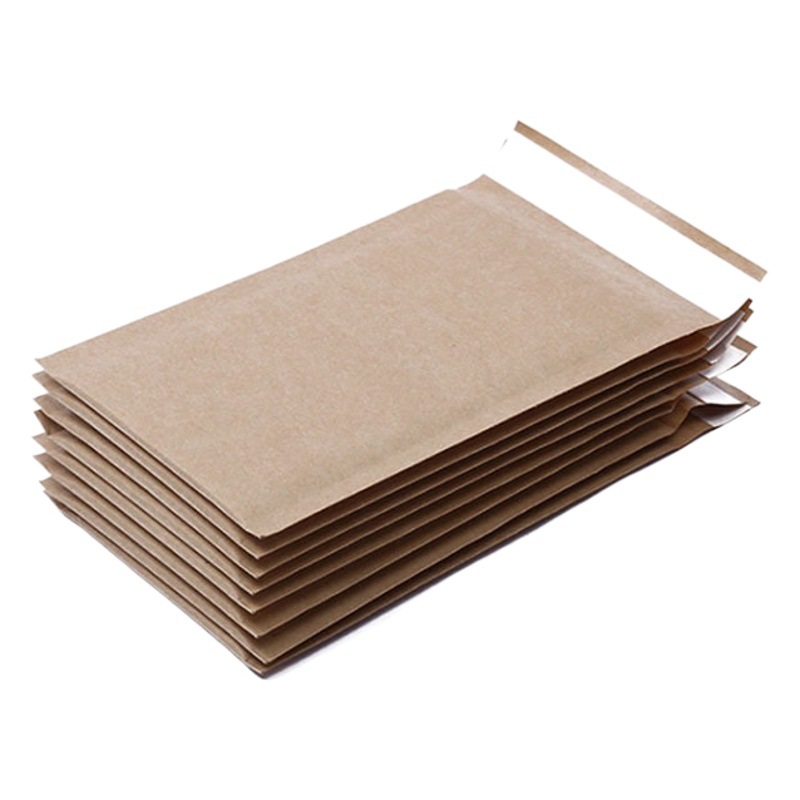 True Color Kraft Paper Bubble Bag Express Logistics Packaging Bag Thickened Bubble Envelope Bag Packing Bubble Bag
