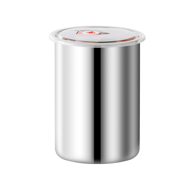 Picture of Special bucket for cotton ice brick thickened stainless steel ice shaving machine snow powder bucket commercial stall cold icicle round mold