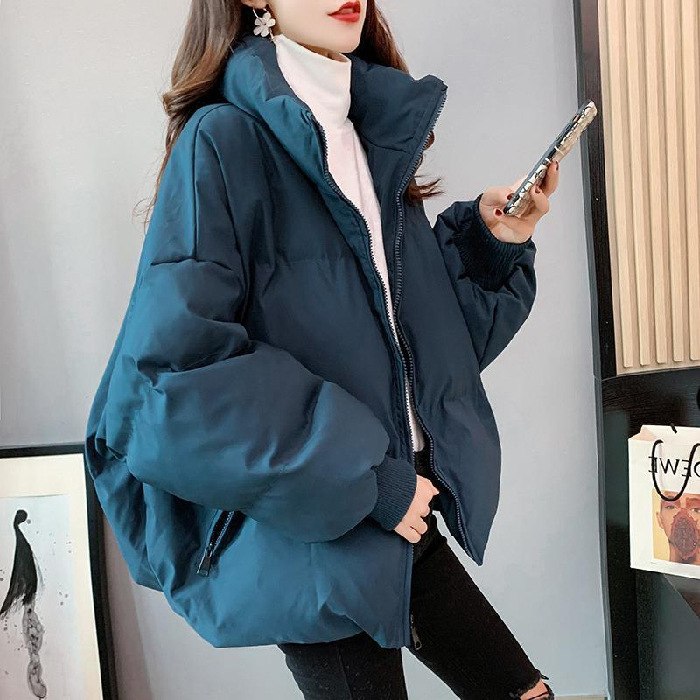 Picture of Women's Short down Cotton Jacket 2025 Winter New Loose Cotton Coat Versatile Thick Warm Puffer Jacket