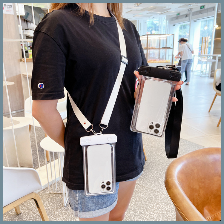 Outdoor Drifting Luminous Mobile Phone Waterproof Bag Crossbody Dustproof Mobile Phone Bag Drifting Swimming Photo Diving Mobile Phone Case
