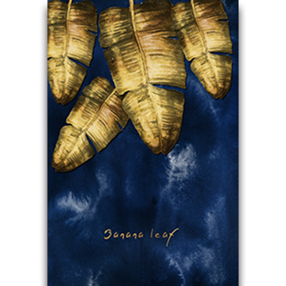 Picture of Source Factory Black Gold Leaves Living Room Hanging Painting Nordic Landscape Canvas Core Wholesale Abstract Restaurant Decorative Painting