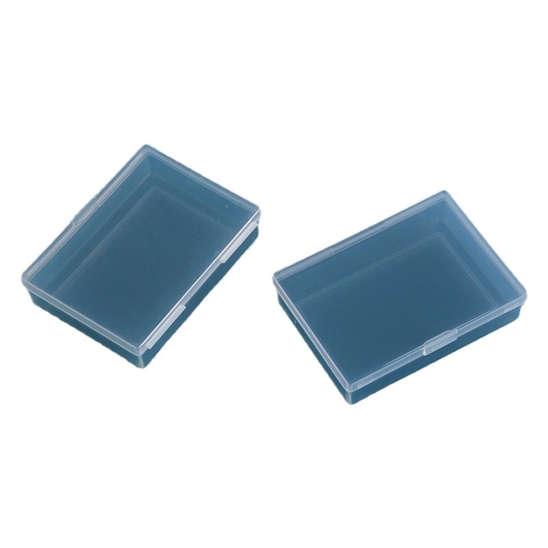 Transparent pp Plastic Box Poker Packaging Box Electronic Components Accessories Box Fishing Gear Hook Sewing Box Dustproof Empty Box