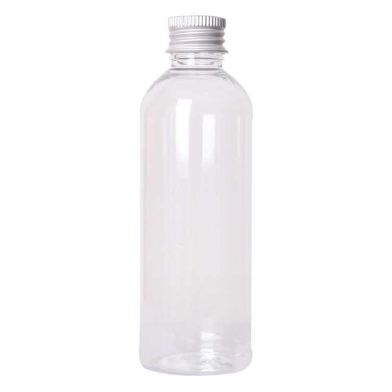 Wholesale 30 50 100ml aluminum cap plastic transparent bottle slender liquid bottle sample bottle PET split bottle