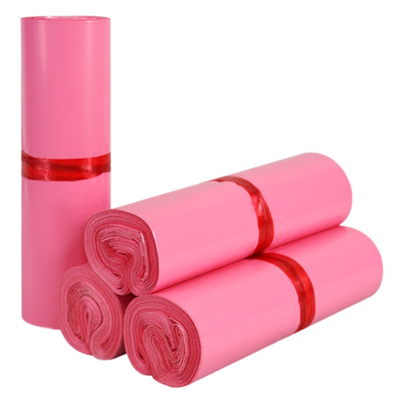 There are profits pink new material Pink Express bag wholesale waterproof bag logistics packing bag clothing bag 28*42