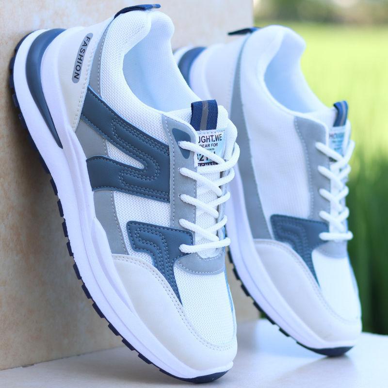 Spring and Summer New White Shoes Men's Korean Style Fashionable All-match sneaker Sneakers Lightweight Men's Casual Shoes for Men