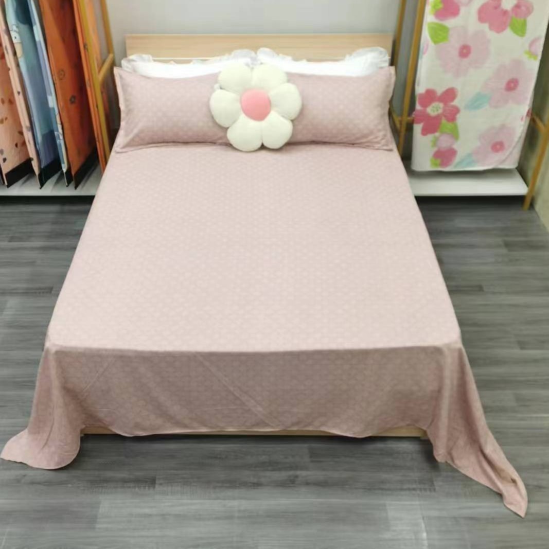 Picture of Factory Bed Sheets Thickened Scrub Bed Sheets Single Piece Student Dormitory Bed Sheets Scrub Bed Sheets for Single Bed